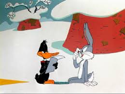 This cartoon is much worse because elmer actually does get physically hurt, all because daffy duck wouldn't stop making noises that disturb one very tired and grumpy guest. Duck Rabbit Duck Wikiwand