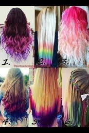 All These Dyed Hairstyles R Cute Hair Styles Multicolored Hair Hair