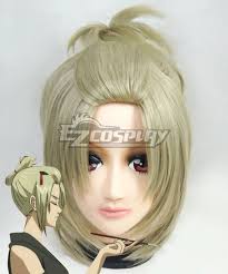 Yarichin Bitch Club Yui Tamura Blue Cosplay Wig