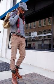 Men S Charcoal Duffle Coat Red Plaid Flat Cap Red Plaid Scarf Stylish Men Mens Winter Fashion Mens Outfits