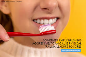 Image result for Physical injury red spots roof of mouth