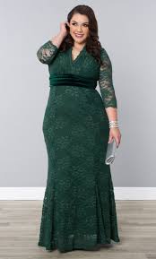 Green Is A Wonderful Wedding Color And Our Plus Size Luxurious Lace Gown Is A Great Option For A Bri Evening Dresses Plus Size Fashion Plus Size Formal Dresses