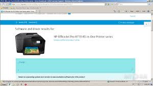 Make sure your printer is turned on. Hp Officejet Pro 8710 Printer Driver