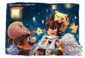 Smash Bros Christmas Dark Pit Kid Icarus Kid Icarus A Hat In Time