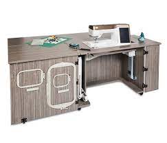 K8411 wallaby ii kangaroo sewing, cutting, quilting, crafting cabinet and table, includes storage and airlift, portable with wheels white ash finish (limited time offer) sale. Quiltmate Sewing Machine Cabinet 2400q With Large Machine Opening Sylvia Sewing Cabinets