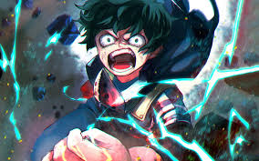 Multiple sizes available for all screen sizes. Deku Blue Lightings Izuku Midoriya Artwork Manga My Hero Academia Hd Wallpaper Peakpx