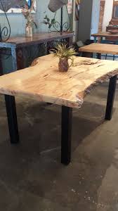 Live Edge Ambrosia Maple Table Maple Tables Rustic Dining Table Rustic Dining