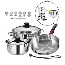 Maybe you would like to learn more about one of these? Magma A10 362 7pc Stainless Steel Nesting Cookware Set Boat Home Rv Fredwarner Marine Outdoors