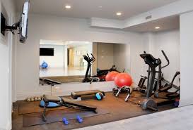 Even a nook or a part of your garage or basement will do for many types of exercise. At Home Gym Decor Off 56