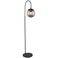 Design Stehleuchte Mit Glas Kugel Blama