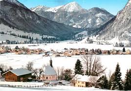 What ski resorts in pfronten have nice views? Pfronten Achtal Winterlandschaft Kat Pfronten Nr Kn65419 Oldthing Ansichtskarten Bayern