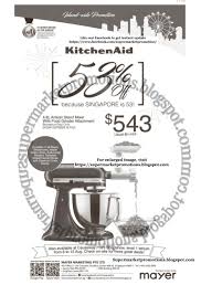 Mayer Kitchenaid 53 Off 03 August 2018 Because Singapore Is 53 4 8l Artisan Stand Mixer With Food Grinder Attachment Kitchen Aid Artisan Food Grinder Stand
