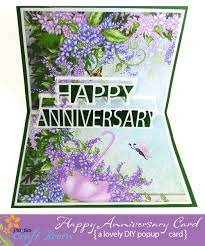 Easy and handmade 3d pop up anniversary greeting card for your loved ones for this we need card paper scale pencil glue. Happy Anniversary Pop Up Card Pazzles Craft Room