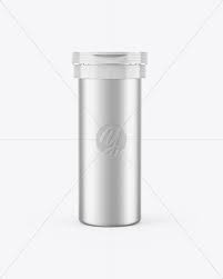 Download Metallic Tablet Tube Mockup In Tube Mockups On Yellow Images Object Mockups PSD Mockup Templates