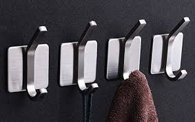 Crochet Adhesif Crochets De Mur Ceinter 3m Adhesif Inox Serviette Porte Serviettes Crochets Pour Serviette Porte Serviette Porte Manteau Mural Crochets Muraux