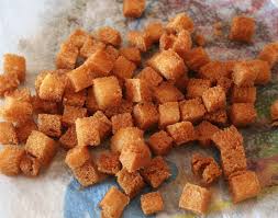 Croutons De Pain Frits Cooking Mumu