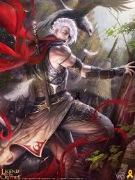 Black And White Warriors Characters Artist Yang Mansik Aka Yam8417 Title Unknown Card Discio Kage Leader Fantasy Art Fantasy Characters Concept Art Characters