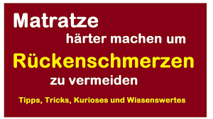 Wer sich eine neue matratze kaufen möchte, sollte sich nicht blind auf die werbeaussagen so mancher matratzengeschäfte. Was Tun Wenn Die Matratze Zu Weich Ist Matratzen Org