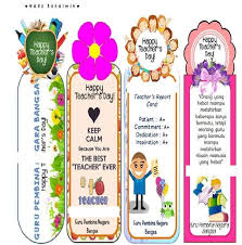 Penanda buku sifir 1 hingga 9 by sivasana siva 3230 views. Bookmark Hari Guru Penanda Buku