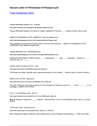 Types of job application letters. Passport Withdrawal Letter Fill Online Printable Fillable Blank Pdffiller