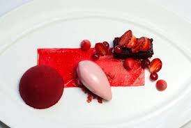 See more ideas about desserts, fine dining desserts, food. Red Velvet Cream Cheese Parfait Red Currant And Roasted Strawberry Ice Cream Fine Dining Desserts Desserts Dessert Recipes