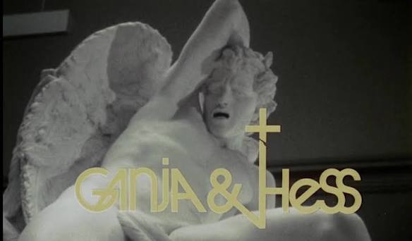 Ganja & Hess (1973) movie logo and poster - Fonts In Use