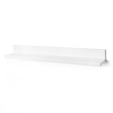 Thick mdf with a wood veneer and a white color that complements many home decors, the big shelf 10 in. Americanflatamericanflat 36 Inch White Floating Shelf With Lip Long Wall Mounted Storage Ledge For Bedroom Living Room Bathroom Kitchen Office And More Dailymail