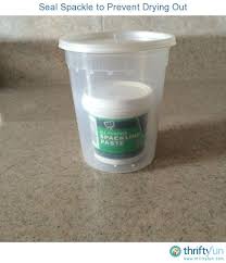 Maybe you would like to learn more about one of these? Seal Spackle To Prevent Drying Out Plastic Container Prevention Spackle