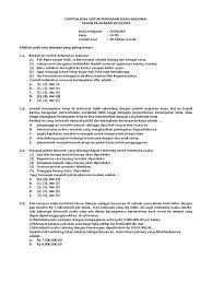 Contoh Soal Ujian Nasional 1