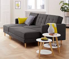 Viel platz zum liegen bietet die wohnlandschaft „arlo mit schlaffunktion. Federkern Eckschlafsofa Mit Stauraumbank Online Bestellen Bei Tchibo 353493