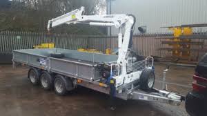 New Ifor Williams Trailer Fitted With 2 3 T M Crane Hiab Ebay Autodesign Fahrzeuge Werkzeug