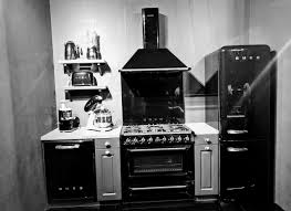 Smeg Kitchen Appliances Fit For A Condo Black Fridge Black Oven Black Dishwasher Kitchen Trends Black Fridges Kitchen