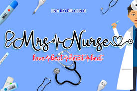 Opentype svg fonts use svgs for the characters, unlike traditional fonts that use normal outlines. Mrs Nurse Font By Airotype Creative Fabrica