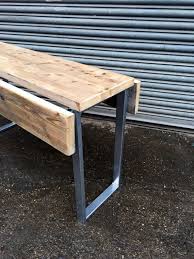 Industrial Chic Reclaimed Wood Drop Leaf Dining Table Silver Etsy Drop Leaf Dining Table Handmade Table Drop Leaf Table