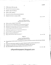 Mgu Questions Papers Mahatam Gandhi University 2017 Mgu B B A Semester 1 Global Business Environment Question Paper 2015