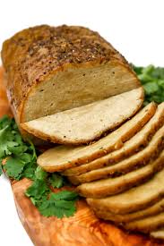 A shell of tofu is prepared and filled with an incredible stuffing and a layer of tofu on top. Vegan Turkey The Hidden Veggies