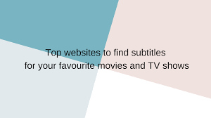 Subtitles are useful for us to better understand a movie or tv episode, especially a movie or show in you can download the subtitles that you need to.srt,.ass,.ssa formats, which you can add to a. Top 7 Websites To Download Free Subtitles For Movies And Shows