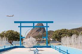 Daniel Arsham Sets Blue Japanese Zen Garden In Rio De Janeiro Japanese Zen Garden Zen Garden Japanese Zen
