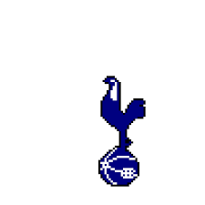Click the logo and download it! Pixilart Tottenham Hotspur Logo By Anonymous