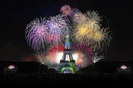 Eiffel Tower At Night With Fireworks Eiffel Tower Paris Holiday Fireworks Wallpaper Background Fireworks Wallpaper Paris Holiday Eiffel Tower At Night