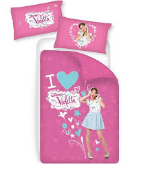 Casa e cucina,gamma conveniente,soddisfazione garantita,vendita online di . Parure Copripiumino Una Piazza Caleffi Disney Violetta N 86 Escluso Sotto Lenzuolo