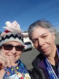 First day of vacation 5K with the awesome Debbie Waltzer .