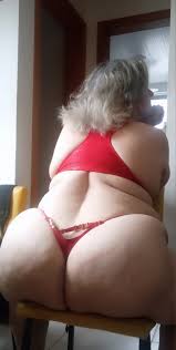 Fat ass BBW chubby fat milf in thong - ShesFreaky