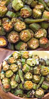 Baked Okra Healthy Recipes Okra Recipes Baked Okra Vegetable Side Dishes