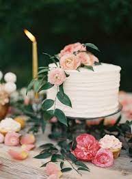 Wedding Trend Single Tier Cakes Bajan Wed Fresh Flower Cake Tiered Wedding Cake Single Tier Cake