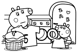 Peppa pig is a british cartoon tv series for preschool children, beginning in 2004. Peppa Pig Coloring Pages Print For Free Wonder Day Coloring Pages For Children And Adults
