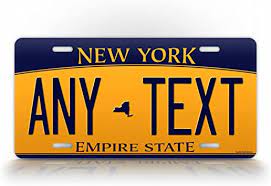 1918 ny dealer license plate mint repaint,white on maroon. Amazon Com Signsandtagsonline Custom New York License Plate Any Text Personalized Ny Metal Auto Tag Aluminum Empire State Automotive