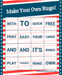 Printable Free Editable Playing Card Bingo Template Maker Free Printable Bingo Cards Bingo Card Generator Custom Bingo Cards Free Bingo Cards