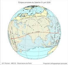 Cette éclipse commencera en plein océan pacifique équatorial et descendra plus tard vers des latitudes plus australes. Eclipse De Soleil Du 21 Juin 2020