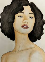 Watercolor and color pencil artwork, C&C welcome